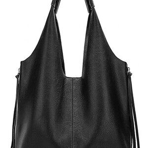 Genuine Leather Hobo Bag for Women Large Slouchy Tote Purse Soft Real Shoulder H